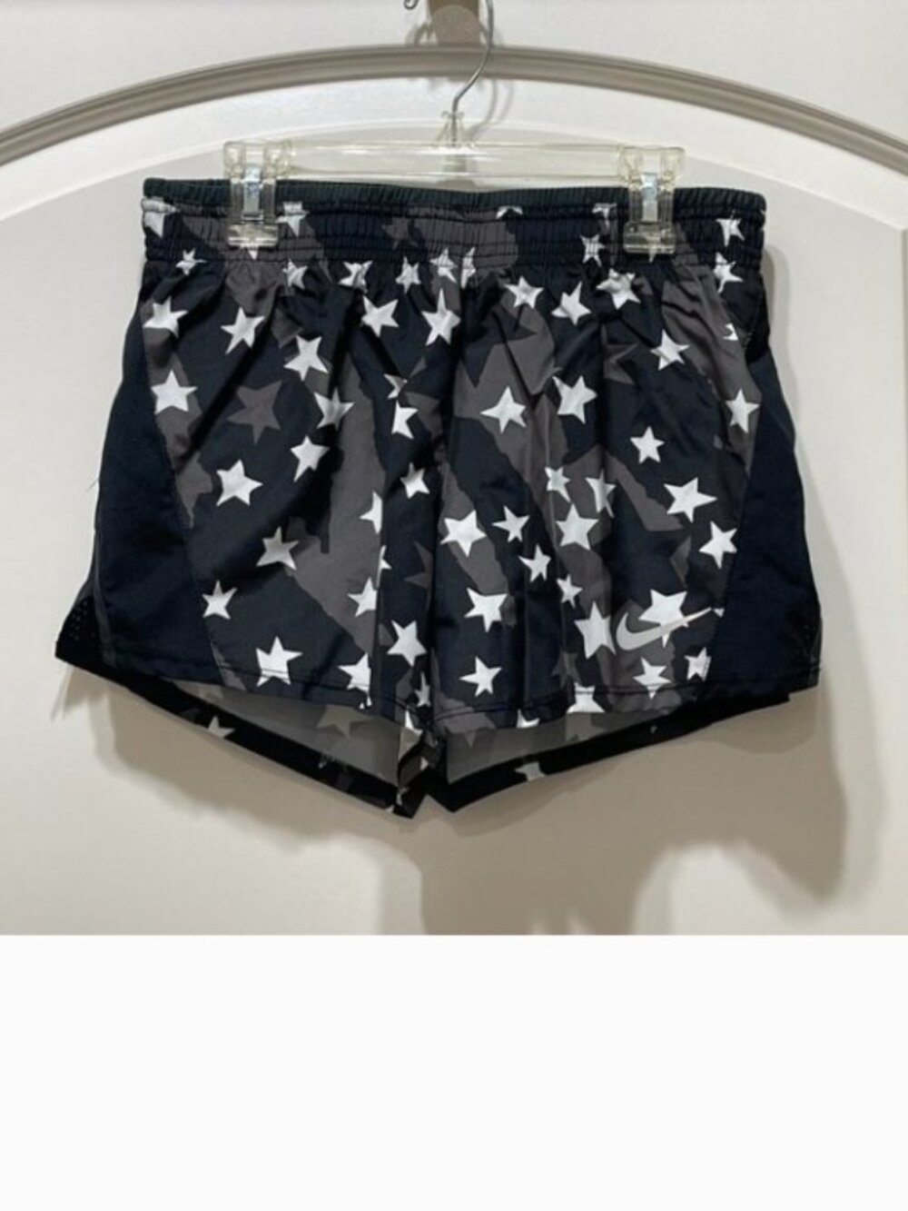 New Nike Shorts Dri-Fit Americana Stars Stripes Patriotic Black Gray XS